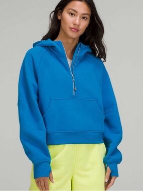 Lululemon Scuba Oversized Half-Zip Hoodie Poolside